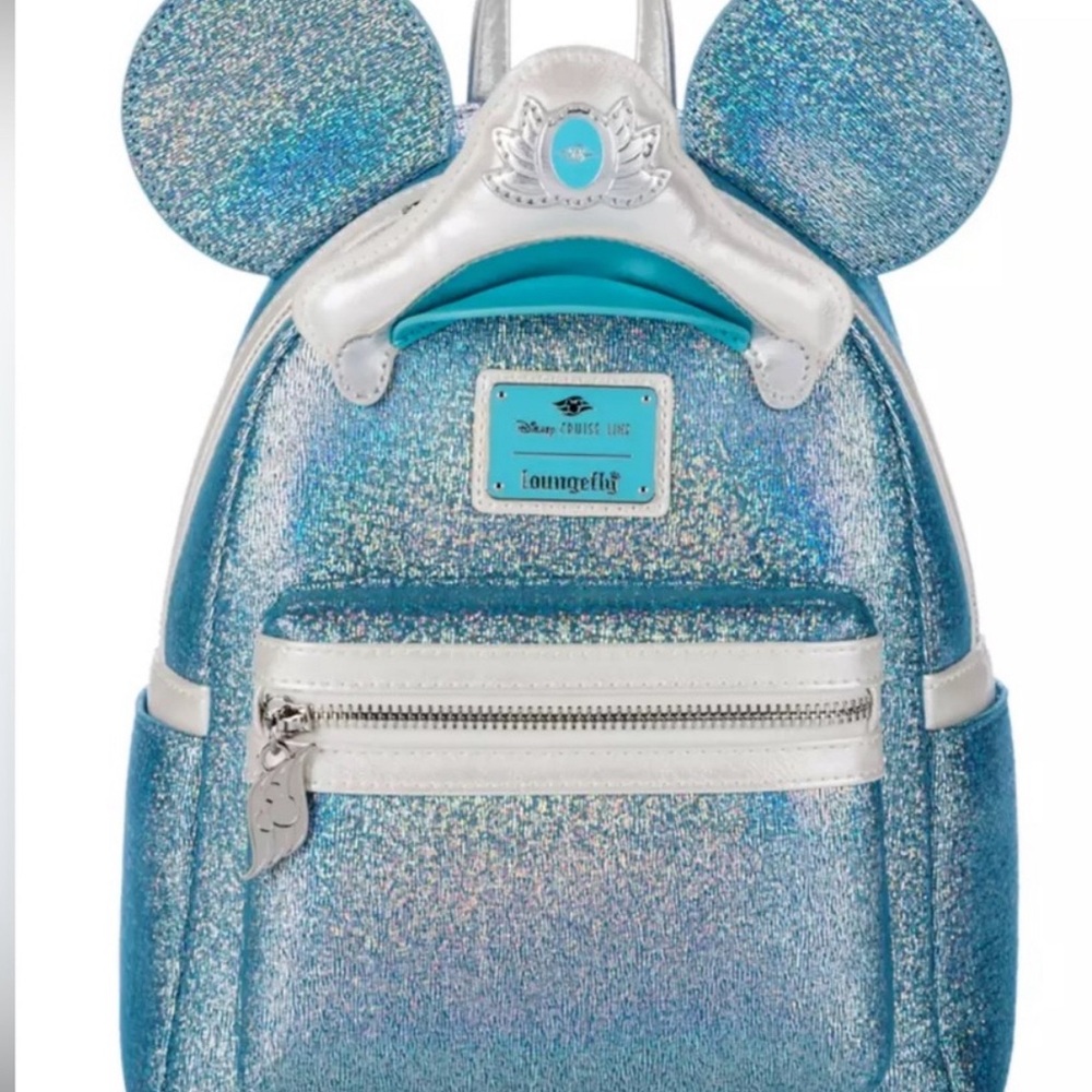 Disney Cruise Line Loungefly Backpack 25th‎ Anniversary Shimmering Seas